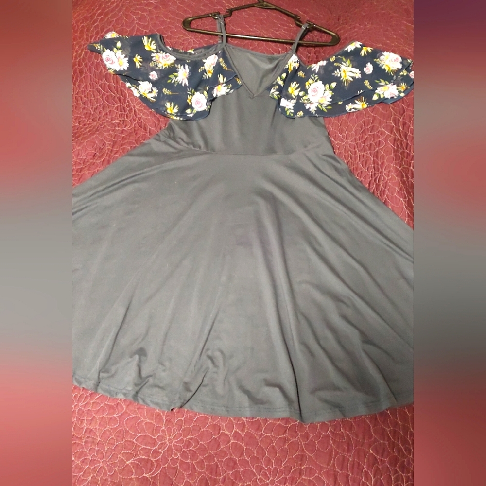 Cold shoulder dress